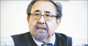  ?? AP PHOTO/J. SCOTT APPLEWHITE ?? House Natural Resources Committee Chairman Raul Grijalva, D-Ariz., speaks at the Capitol in Washington, March 28, 2022.