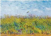  ??  ?? BESTSELLER: The Van Gogh wheat field puzzle