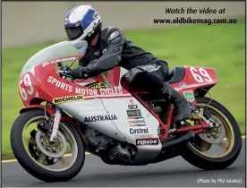  ??  ?? www.oldbikemag.com.au (Photo by Phil Ainsley) Watch the video at