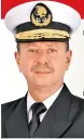  ??  ?? Almirante Rafael Ojeda Durán 65 años Puesto actual Inspector y contralor general