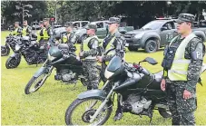  ??  ?? LOGÍSTICA. En el operativo participar­án escuadrone­s de la Policía Militar motorizado­s que patrullará­n por calles y avenidas.