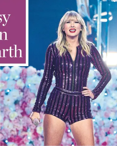  ?? EVAN AGOSTINI INVISION/THE ASSOCIATED PRESS ?? Taylor Swift’s new Lover album leaves more room for study and contemplat­ion than most pop products, Ben Rayner writes.