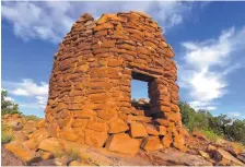  ?? KATHERINE FREY/ THE WASHINGTON POST ?? The best preserved of the seven Pueblo ruins that date to the 13th century called Cave Canyon Towers at Bears Ears National Monument in June.