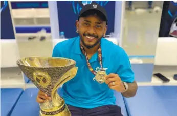  ?? ?? Marcus Wendel, que já venceu quatro troféus no Zenit, foi campeão pelo Sporting