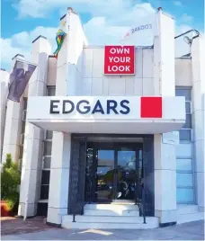  ?? ?? Edgars group seeks to expand its geographic footprint through the opening of new stores in strategic locations