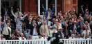  ??  ?? When England won the World Cup at Lord’s. Photograph: Andrew Boyers/Action Images