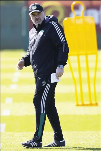  ?? ?? Ange Postecoglo­u worked with Mark Lawwell during his time in Japan