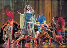  ??  ?? A sea of colour: Voices of the Amazon features a captivatin­g and thrilling cast