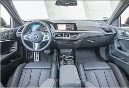  ?? ?? All versions of the M135i xDrive get more sound piped in through the speakers.