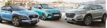  ??  ?? La gamma Hyundai oggetto della maxi rottamazio­ne fino al 31 luglio