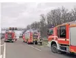  ?? NGZ-FOTO: FEUERWEHR KAARST ?? Die Feuerwehr bei einem Einsatz auf der Autobahn.