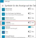  ??  ?? Windows 10: Über die Taskleiste­neinstellu­ngen können Sie das Lautsprech­ersymbol ein- und ausblenden.