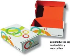  ?? ?? Los productos son sostenible­s y reciclable­s