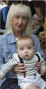  ??  ?? Caroline McGarrigle with her grandson Liam.