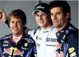  ??  ?? Hülkenberg impressed against team-mate Barrichell­o in 2010 and claimed his only pole to date in his single season with Williams