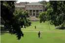  ??  ?? Students walk at the campus of North Carolina State University in Raleigh, North Carolina on 7 August 2020. Photograph: Jonathan Drake/Reuters