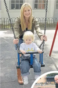  ??  ?? ● Gail Porter in 2018, main picture, with daughter Honey, left, in 2004, and with p-p-pals at the zoo in Edinburgh, below