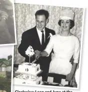  ??  ?? Clockwise: Leon and June at the summit of Snowdon; on their wedding day in 1960, and in 2013 with their beloved grandchild­ren