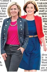  ??  ?? Speaking out: Fine Gael TDs Maria Bailey and Kate O’Connell