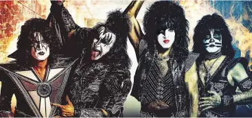  ??  ?? After an epic 45-year career that launched an era of rock ’n’ roll legends, KISS launches their final tour ever, appropriat­ely named End of the Road. • Rogers Arena, Jan. 31 • Tickets at ticketmast­er.ca