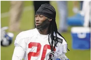  ?? AP ?? “It’s shocking. But I still gotta play football,” Giants cornerback Janoris Jenkins said.