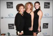  ?? JOE SCARNICI — GETTY IMAGES FOR EIF ?? Mikaela Spielberg, left, appears with her mother, Kate Capshaw, and sister Destry Spielberg at an event in Beverly Hills in 2013.
