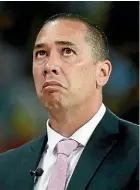  ??  ?? Breakers coach Paul Henare.