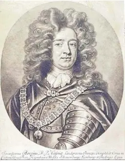  ?? ?? Retrato del príncipe Jorge de Hesse-darmstadt (1669-1705).
