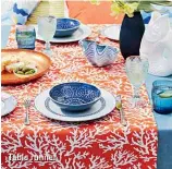  ??  ?? Table runner