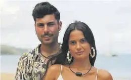  ?? MEDIASET ?? Hugo, gallego de 27 años, y Lara, de 24. Él estuvo en ‘GH15’.