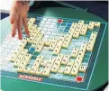  ??  ?? IT’S ALL OK NOW Scrabble board