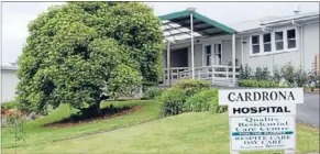  ?? Photo: ADEN MILES/ FAIRFAX NZ ?? THE SCENE: Cardrona rest home where a man caught fire while smoking a cigarette on Saturday. He later died in Waikato Hospital.