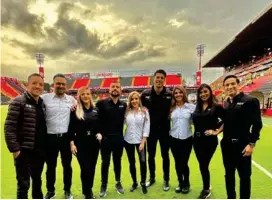  ?? CORTESÍA. ?? El elenco de FUTV incluyó a cuatro mujerones.