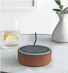  ?? AMAZON ?? Amazon’s Echo Dot will give Northeaste­rn students access to instant university informatio­n.