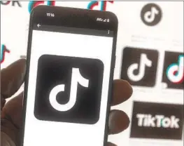  ?? Michael Dwyer Associated Press ?? TIKTOK has proposed storing U.S. users’ data in this country, with protection­s to prevent Beijing from gaining access. But U.S. officials apparently are not swayed.