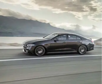  ?? MERCEDES-BENZ ?? The The 2019 Mercedes-AMG CLS 53 4MATIC+ will accelerate from zero to 100 km/h in 4.5 seconds.