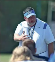  ?? Hassan niblet ii ?? New Gordon Central head football coach Lenny Gregory and the Warriors are busy these days with spring workouts, leading up to the Spring game Thursday, May 18 against Utopian Academy at Ratner Stadium.