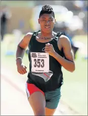  ?? Picture: GALLO IMAGES ?? CONFIDENT: Caster Semenya is receiving treatment for a light knee injury that has curtailed her training. But her coach believes she will be competing again later this month