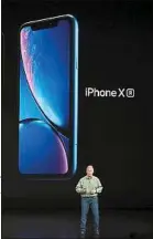  ??  ?? le moins cher des modèles, l’iPhone Xr, sera proposé à 859 €.