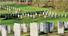  ??  ?? >
The Cannock Chase German cemetery, where 5,000 military personel are buried