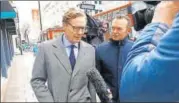  ?? REUTERS ?? ▪ Cambridge Analytica CEO Alexander Nix (left) at the company’s office in central London on Tuesday.