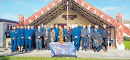  ?? Photo / Supplied ?? Police and iwi representa­tives at the official launch.