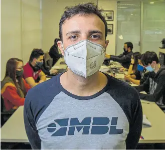  ??  ?? Renan Santos, coordenado­r do Movimento Brasil Livre (MBL)
‘Sentimento’. Segundo Renan Santos, protestos agora são baseados em uma ‘frustração’