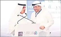  ??  ?? Omar K. Alghanim alongside Abdulaziz Al Ghurair.