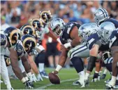  ?? RYAN KANG, AP ?? The Los Angeles Rams defeated the visiting Dallas Cowboys 28-24 in a preseason NFL game on Aug. 13.