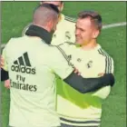  ??  ?? Cheryshev, ayer con Casilla.