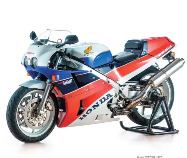  ??  ?? Honda VFR750R (1987)