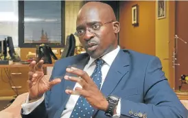  ?? /File picture ?? Man with a plan?: Finance Minister Malusi Gigaba will present his first mid-term budget next week and the big question is what he will do to get the deficit back on track.