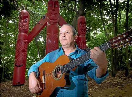  ?? PHOTO: MURRAY WILSON/FAIRFAX NZ ?? Romulo Castro is visiting Massey University to learn about Maori culture.