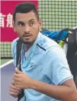  ??  ?? Nick Kyrgios apologised to fans.